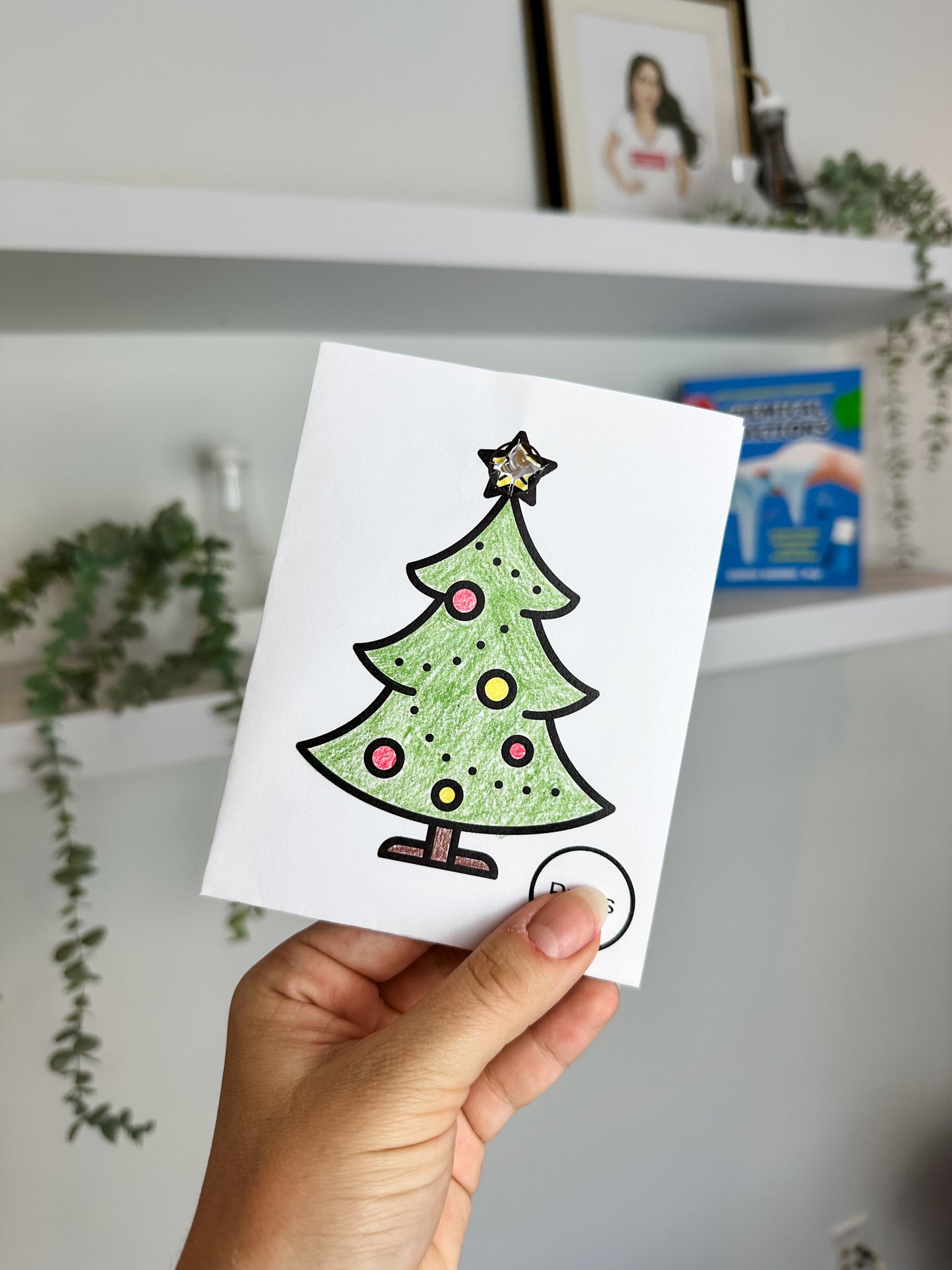 Light-up holiday cards